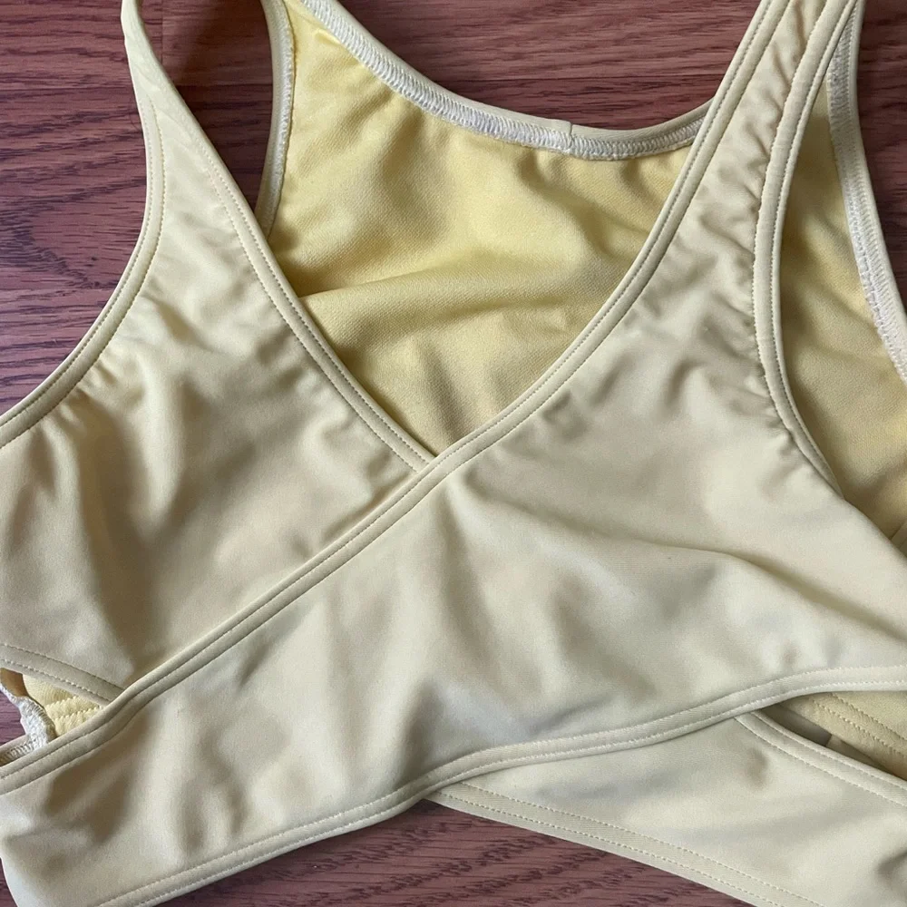 Yellow bikini top from Abercrombie kids! - Picture 4 of 5